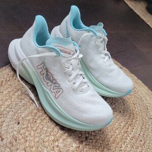 Hoka Women's White and Mint Athletic Shoes MARCH 6